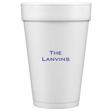 Simply Stylish Styrofoam Cups