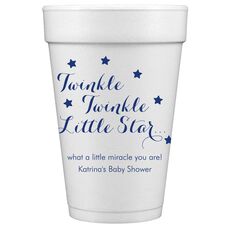 Twinkle Twinkle Little Star Styrofoam Cups