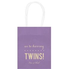We're Having Twins Mini Twisted Handled Bags
