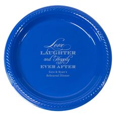 Love Laughter Ever After Plastic Plates