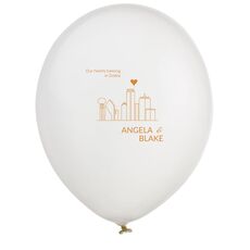 We Love Dallas Latex Balloons