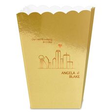 We Love Dallas Mini Popcorn Boxes