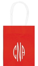 Shaped Oval Monogram Mini Twisted Handled Bags