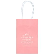 Love Laughter Ever After Medium Twisted Handled Bags