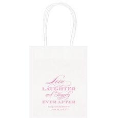 Love Laughter Ever After Mini Twisted Handled Bags