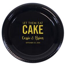 Let Them Eat Cake Plastic Plates