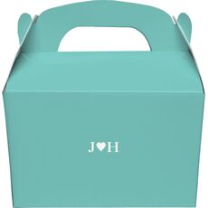 2 Initials Plus Heart Gable Favor Boxes