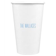 Simple Name Paper Coffee Cups