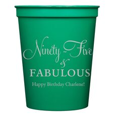 Ninety-Five & Fabulous Stadium Cups