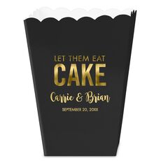 Let Them Eat Cake Mini Popcorn Boxes