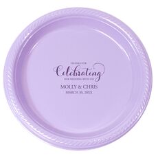 Thanks For Celebrating Any Event Plastic Plates