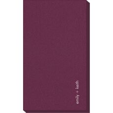 Right Side Name Linen Like Guest Towels