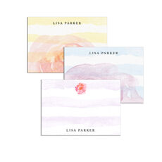 Watercolor Big Blooms 4x3 Post-it® Notes