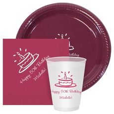 Modern Birthday Cake