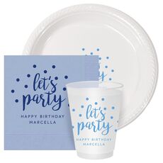 Confetti Dots Let's Party