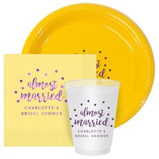 Confetti Dots Almost Married