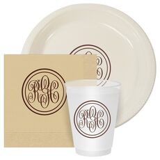 Double Circle Monogram