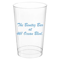 Any Text You Want Clear Plastic Cups