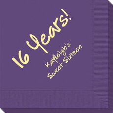 Studio Milestone Year Napkins