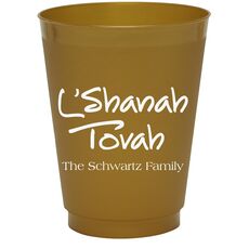 Studio L'Shanah Tovah Colored Shatterproof Cups