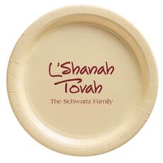 Studio L'Shanah Tovah Paper Plates