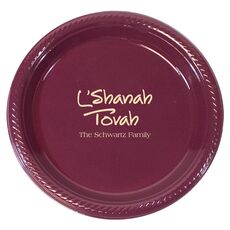 Studio L'Shanah Tovah Plastic Plates