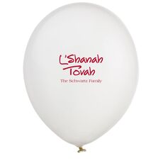 Studio L'Shanah Tovah Latex Balloons