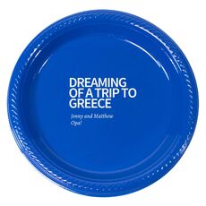 Vacation Dreams Plastic Plates