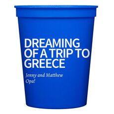Vacation Dreams Stadium Cups