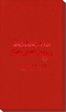 Studio Season's Greetings Linen Like Guest Towels