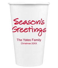 Studio Season's Greetings Paper Coffee Cups
