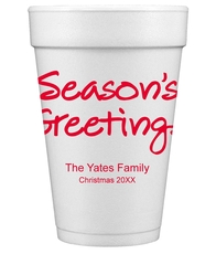 Studio Season's Greetings Styrofoam Cups