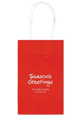 Studio Season's Greetings Medium Twisted Handled Bags