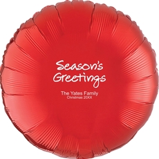 Studio Season's Greetings Mylar Balloons