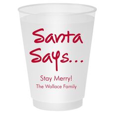 Studio Santa Says Shatterproof Cups