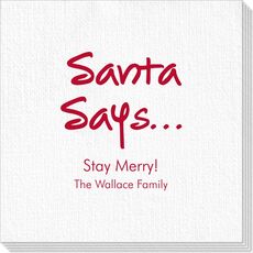 Studio Santa Says Deville Napkins