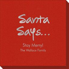 Studio Santa Says Linen Like Napkins