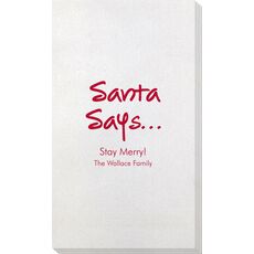 Studio Santa Says Bamboo Luxe Guest Towels