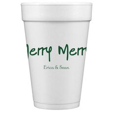 Studio Merry Merry Styrofoam Cups