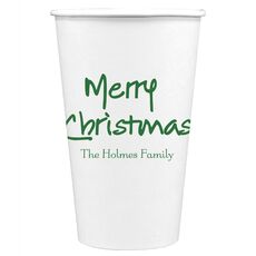 Studio Merry Christmas Paper Coffee Cups