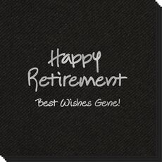 Studio Happy Retirement Linen Like Napkins