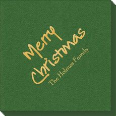 Studio Merry Christmas Linen Like Napkins