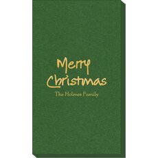 Studio Merry Christmas Linen Like Guest Towels