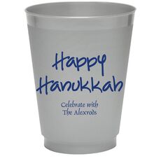 Studio Happy Hanukkah Colored Shatterproof Cups