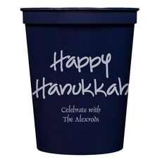 Studio Happy Hanukkah Stadium Cups