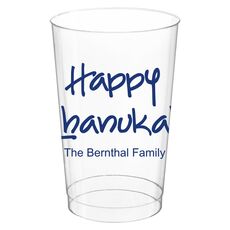 Studio Happy Chanukah Clear Plastic Cups