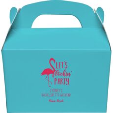 Let's Flockin' Party Gable Favor Boxes