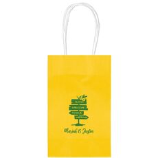 Aloha Welcome To Our Wedding Medium Twisted Handled Bags