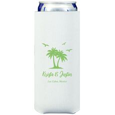 Palm Tree Island Collapsible Slim Huggers