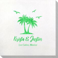 Palm Tree Island Bamboo Luxe Napkins